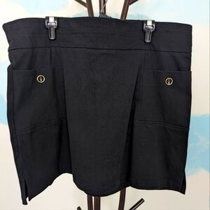 Rafaella black skort (skirt/shorts) size 16W
